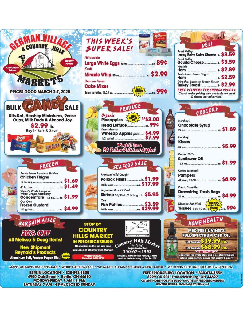 Weekly Specials March 2-7 - German Village Market